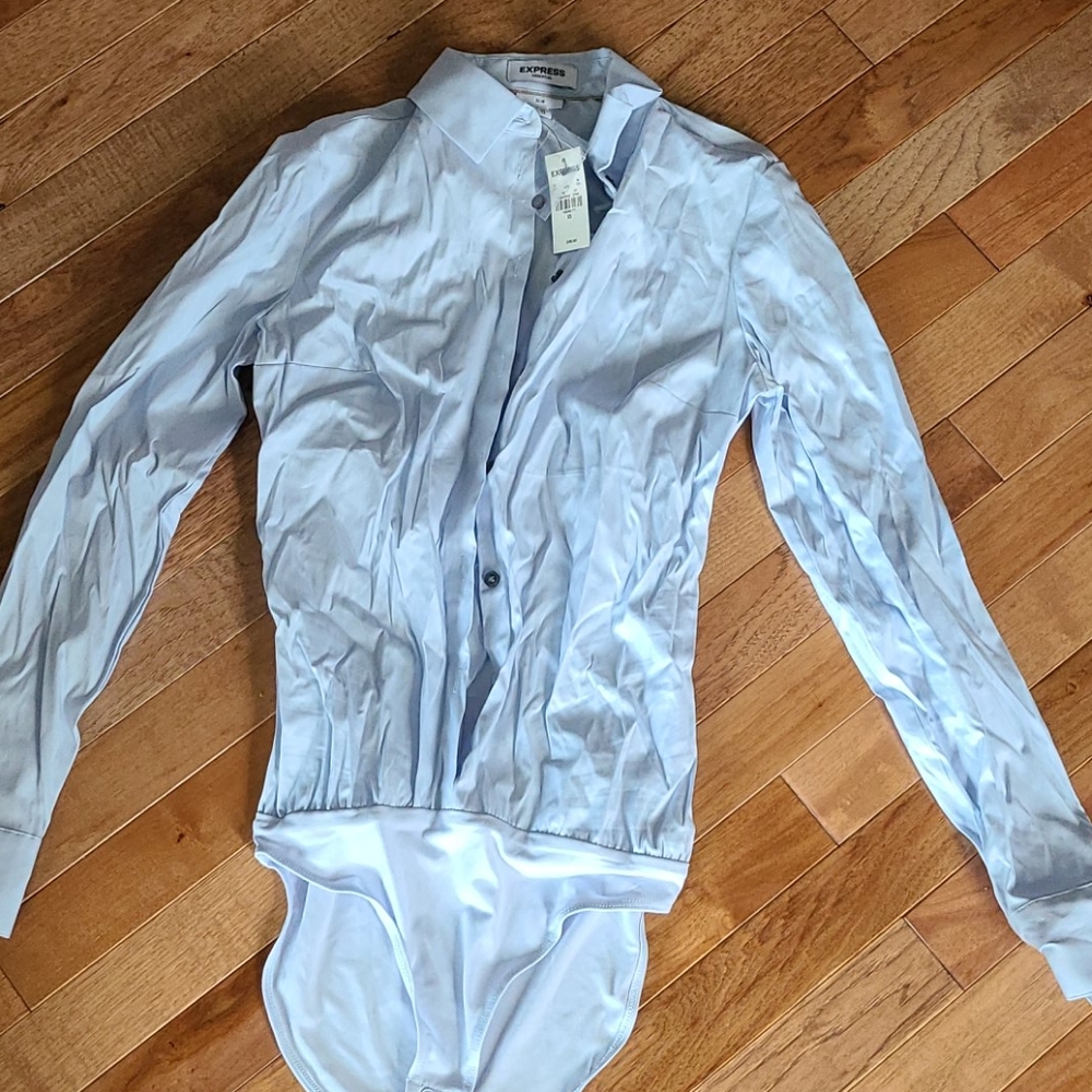 Express blue blouse